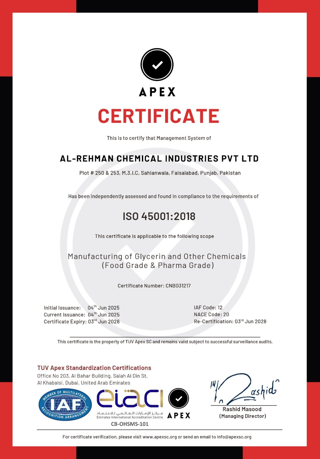 Halal Certificate